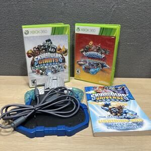Bundle of Skylanders Xbox 360 Giants/Superchargers Video Games /Book /Portal